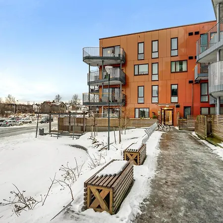 Apartment Brand New Top Floor Central Apartment, Easy Access With Train From Vaernes Airport Trondheim